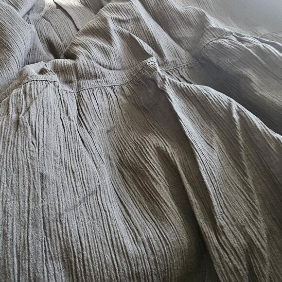 NWT Uniqlo Crinkle Cotton Camisole Dress - 2024 - Black - Sz S - Picture 9 of 11